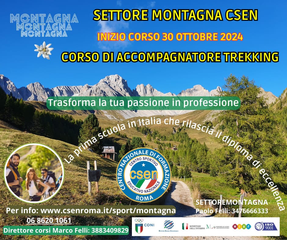 Corso di Accompagnatore Trekking